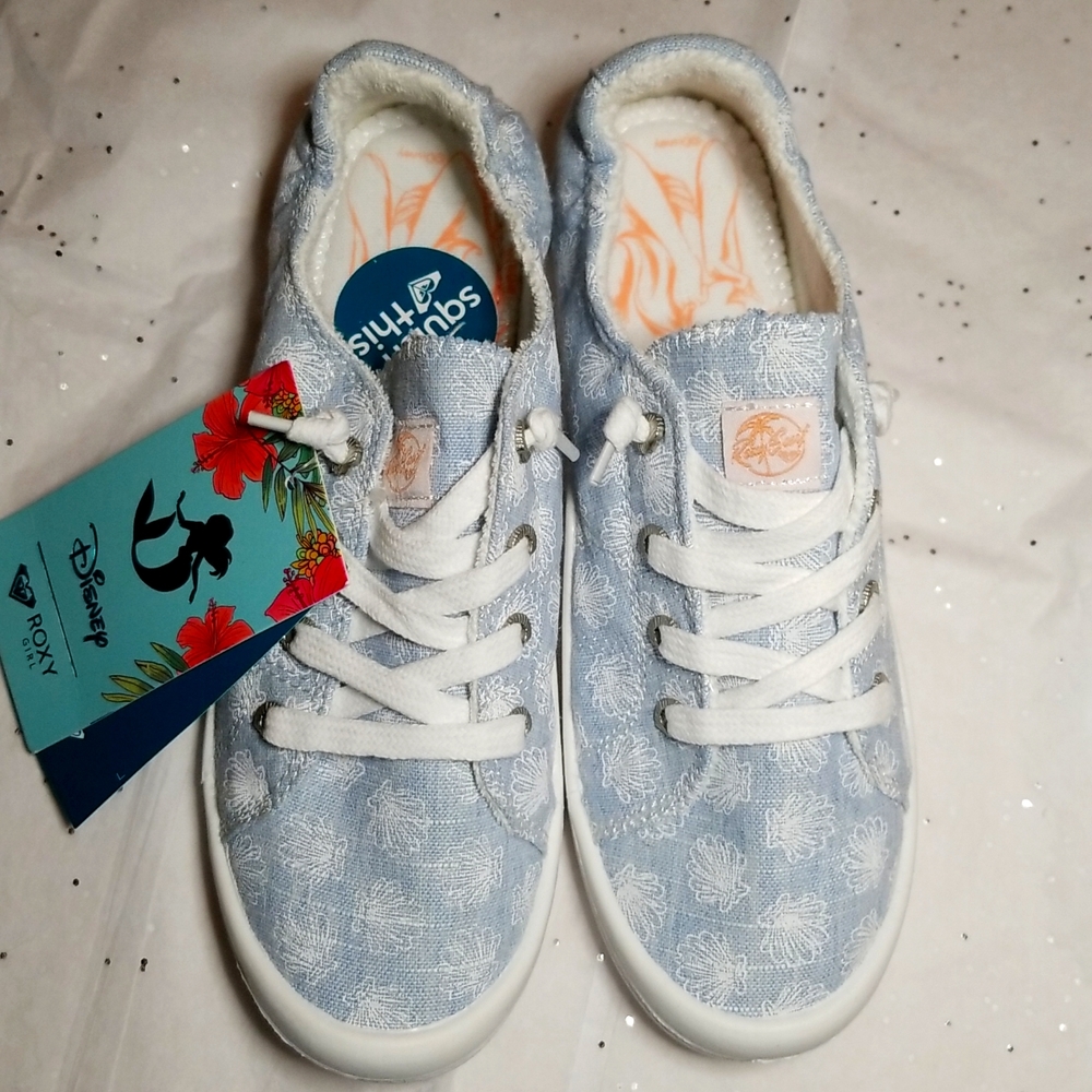 ROXY GIRL,   DISNEY,  LITTLE MERMAID  ACTIVE LEISURE TENNIS SHOES